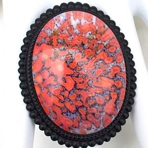 GASOLINE GLAMOUR CORAL MATRIX RING